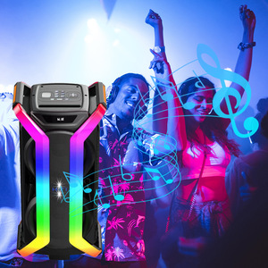 <strong>QS</strong>-4235 Bt <strong>Speaker</strong> Extra Bass With Built-In Amplifier Dual 8 Inch Outdoor Karaoke <strong>Speaker</strong> With Wireless Mic for Family Ktv Party - Product Image 6