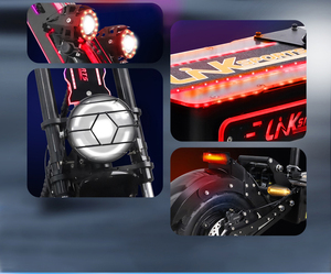 Envío Gratis, Scooter Eléctrico Dualtron de 72v, 8000w, Motor Dual, Scooter Eléctrico Rápido de 14 Pulgadas, Scooters Eléctricos de Alta Potencia de 10000w - Product Image 5