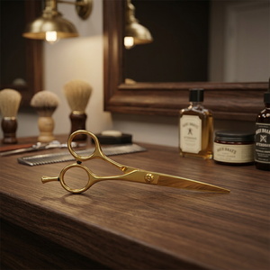 Juego de Tijeras de Peluquería Profesionales ASAP de 6 Pulgadas, Color Oro Rosa, Acero Inoxidable, Hechas a Mano, Ecológicas, Sostenibles y Multifuncionales - Product Image 2