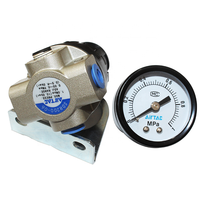 Vanne de réduction de pression d'air série AirTAC SDR, régulateur pneumatique avec manomètre et support pour le contrôle de l'air comprimé