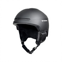 Casque de ski MOON MS108 PCEPS professionnel respirant unisexe monobloc pour l'hiver et le snowboard avec isolation thermique