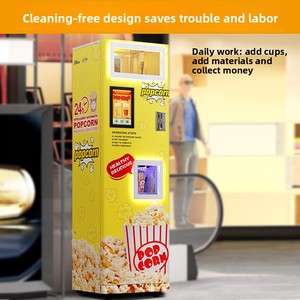 Máquina de Palomitas de Maíz Comercial Totalmente Automática, Nueva, Sin Personal, Autoservicio, para Cines, Parques de Atracciones, Panaderías, 220v Comercial - Product Image 3