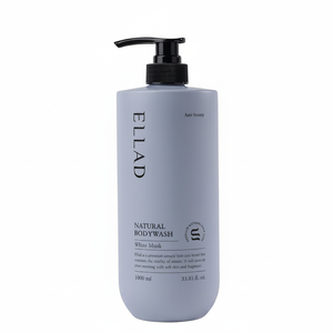 ELLAD NATURAL BODY WASH 1,000 ml-Fabriqué en Corée Musc blanc Extrait de gelée royale Extrait de graine de baobab Plante - Product Image 2