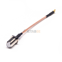 Conector de Cable MMCX a F Fakra C, Macho a Hembra, Recto/Angular, 150 mm