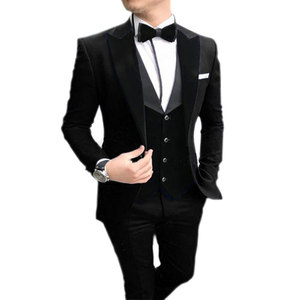 <span class=keywords><strong>2022</strong></span> traje de negocios de tres piezas para hombre para <span class=keywords><strong>novio</strong></span> y padrino traje de baile de boda de talla grande con cremallera de un solo pecho - Product Image 5