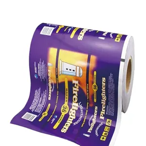 Custom Design Metallized Roll Film Food Grade Packaging Film Roll Stock Aluminum Foil Film for Auto Packaging Machine