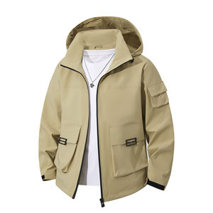 Chaqueta de Montaña con Capucha, Color Sólido, para Primavera y Otoño 2025, con Logotipo Personalizado, para Deportes al Aire Libre y Ocio - Product Image 3