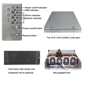 4U Rackmount Máy Chủ Trường Hợp Với 24 Hot-swappable SATA/SAS Ổ Đĩa Bay, MiniSAS /SATA Kết Nối - Product Image 6