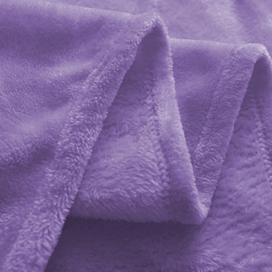 Couverture en flanelle 100% polyester de couleur unie bon marché en gros - Product Image 4