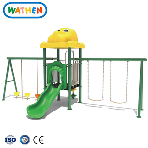Trẻ Em Phổ Biến Sân Chơi Ngoài Trời Thiết Bị Kim Loại Trượt Và Đu Đặt Cho Bán Đa Trẻ Em Chơi Thiết Bị - Product Image 1