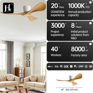 Ventilateur de plafond pour chambre à coucher et salon, vente directe du fabricant, sans lumière, télécommande réversible sans lumière, pales en ABS - Product Image 4