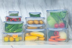 Contenedor de alimentos de plástico PP de alta calidad, venta al por mayor, características desmontables rectangulares, congelador, caja de embalaje de alimentos Biozone adecuada - Product Image 6