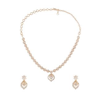 Nueva colección de collares de joyería de moda para mujer para bodas y fiestas de India asequible - Product Image 1