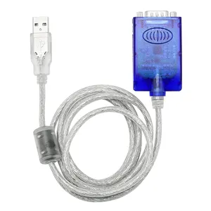 UOTEK 공장 도매 1.5M USB에서 RS232 RS485 RS422 변환기 USB A 케이블 직렬 DB9 커넥터 전체 반이중 USB 변환기