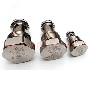 วาล์วไฮดรอลิกแบบเกลียว วาล์วกันกลับ วาล์วทางเดียว CCV 082 CCV 102 CCV 122 CCV 162 - Product Image 3