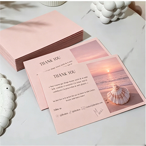 Tarjetas de Agradecimiento Personalizadas para Pequeñas Empresas - Impresión Digital Personalizada, Encuadernación Perfecta, Cubierta Dura, Laminación de Película - Product Image 6