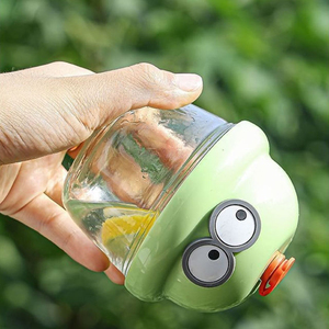 Yüksek Kaliteli Yaratıcı Mini Dwen Dwen Su Bardağı Çocuklar İçin Sevimli İns Tarzı Pipetli Bardak İnternet Fenomeni Karikatür Şişman Bardak - Product Image 6
