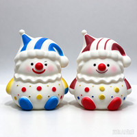 Mainan Squishy Badut Super Lembut Slow Rebound Fidget Toy Bentuk Badut Lucu Mainan Pereda Stres Grosir