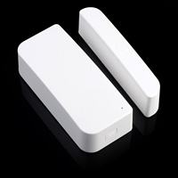 TY-DWC-5 Capteur de porte intelligent WiFi Tuya, détecteur d'ouverture/fermeture pour maison intelligente, contrôle par application, notification, compatible avec Alexa