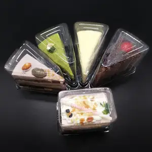 Wegwerp Huisdier Plastic Rechthoekige Cake Clear Verpakking Cake Verpakking Transparante Doos