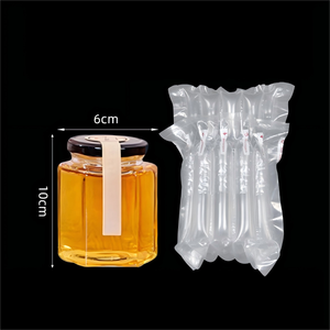 Sac à bulles gonflable pour miel, emballage protecteur pour miel, insert de protection pour boîte avec miel en conserve - Product Image 1