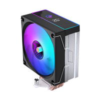 Ventilateur de refroidissement CPU LOVINGCOOL 12cm ARGB Tower 4 caloducs en cuivre Écran de température miroir Prêt à l'emploi OEM Stock disponible Intel AMD Gaming Desktop