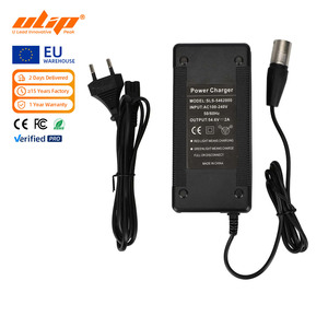 54.6V 2A Electric Scooter Charger <b>EU</b> Standard Plug with Kallon Head Connector AC DC Supply Power <b>Adapter</b> ABS Fireproof Material - Product Image 1