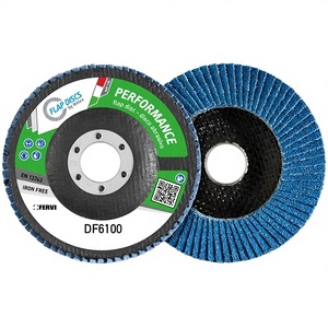 Disco de Láminas Fervi Performance 115 x 22 mm, Disco Abrasivo con Recubrimiento de Resina, 13300 RPM, Hecho en Italia DF6100 - Product Image 1