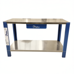 Ttake Compact Workbench Stainless Steel 1 Shelf Workshop Storage - Product Image 2