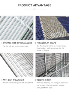 Molde Triangular de acero para suelo de cerdo, listón - Product Image 4