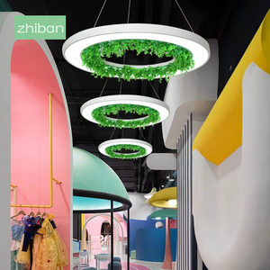 Barra de <span class=keywords><strong>Bar</strong></span> creativa LED para sala de sol, lugar de fiesta, lámpara de arte floral, mesa de comedor, patio, lámpara de araña de decoración de plantas de simulación - Product Image 2
