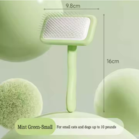 Brosse en acier inoxydable et bois pour enlever les poils des chiens et des chats pour le nettoyage et le toilettage des animaux de compagnie