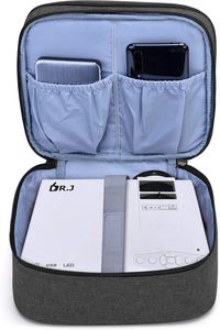Borsa Personalizzata per Proiettore <span class=keywords><strong>DR</strong></span>.J Mini e Accessori, Borsa Organizer a Doppio Strato per Proiettore (Solo Borsa) - Product Image 2