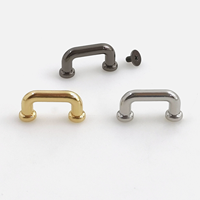 Boucle de chaîne pour sacs à main en alliage de zinc, vis de pont en arche, accessoires de quincaillerie de bagagerie de haute qualité, durables et tendance, 9 mm