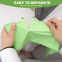 Bolsas Biodegradables y Compostables para Restos de Comida de 5 Galones/20 Litros, Extra Resistentes, 0.78 Milésimas de Pulgada de Grosor, para Cocina