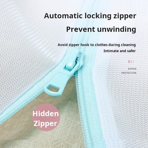 <span class=keywords><strong>Bolsa</strong></span> de lavandería de gran tamaño, traje de lavado de malla de poliéster, ropa grande, <span class=keywords><strong>Red</strong></span> de limpieza, bolsillo, lavadora, cortina, bolsas de protección <span class=keywords><strong>para</strong></span> la ropa - Product Image 3