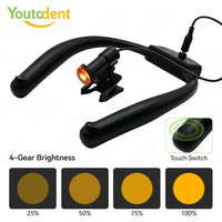 5W LED Dental Loupe Headlamp Medical Surgical Lupas Rechargeable Head Light with Battery for Dentist Binoculars Magnifier