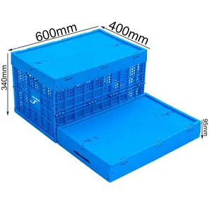 JOIN 100% Virgin PP Collapsible Container Plastic Foldable Storage Box Large Turnover Container