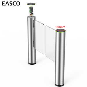 Nhà Máy Giá thép không gỉ tốc độ cổng cực nhỏ gọn trụ cột hình trụ Swing rào cản lối vào turnstile kiểm soát an ninh cao - Product Image 1