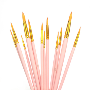 Yailong — pinceaux de <span class=keywords><strong>peinture</strong></span> pour artiste, brosse de <span class=keywords><strong>peinture</strong></span> de coloré, poignée en plastique, disponible en plusieurs couleurs, outil d'art pour enfants, offre spéciale - Product Image 2