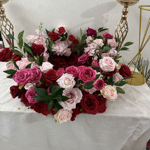 Decoración de Candelabros Personalizados GreenLife para Bodas, Corona de Hierba de Pampas, Arreglo Floral - Product Image 4