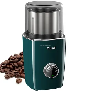 LOGO individueller tragbarer wiederaufladbarer elektrischer Espressomaschinen-USB-Mahlwerk für Kaffeebohnen kabelloser Mini-Mahlwerk für Getreidebohnen
