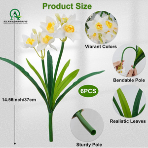 <span class=keywords><strong>Planta</strong></span> Artificial <span class=keywords><strong>Impatiens</strong></span> Flor Artificial para Patio Césped Balcón Jardín Ventana Caja Decoración para el hogar - Product Image 6