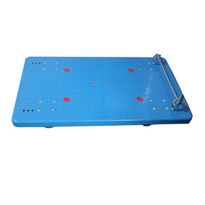 थोक मूल्य भारी शुल्क फोल्डेबल हैंडकार्ट 500 किलोग्राम क्षमता गुणवत्ता हैंड ट्रक ट्रॉली - Product Image 3