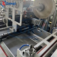 Máquina para Hacer Bolsas Planas de 500 Tipos HDPE/LDPE, con Rollo y Marco Plegable, para Bolsas de Chaleco y Bolsas de Apertura Plana