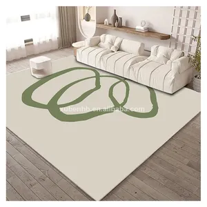3D定制豪华波斯酒店羊毛现代蓬松地毯客厅地毯卧室地板地毯棉
