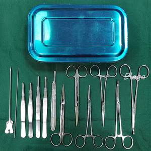 Coffret de Petite Chirurgie 14 Pièces, Kit d'Instruments en Acier Inoxydable Chirurgical pour Chirurgie Mineure - Product Image 2