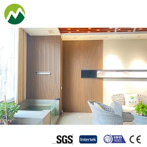 Tablero de madera WPC, tablero de pared hueco, compuesto de madera-plástico, protección ambiental