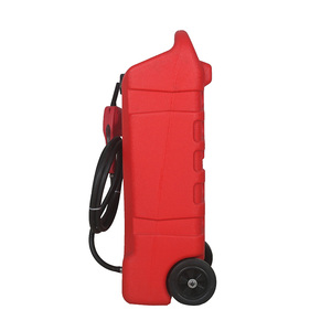 Réservoir de carburant portable en plastique de 14 gallons, diesel, <span class=keywords><strong>essence</strong></span>, avec pompe sur roues pour bateaux - Product Image 3