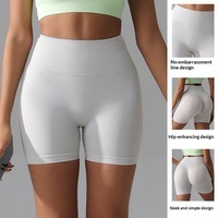Nouveau pantalon de fitness taille haute en nylon respirant pour femme, effet push-up, contrôle du ventre, idéal pour le cyclisme et le yoga (effet fesses galbées)